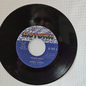Motown Michael Jackson Love Is Here and Now You're Gone" and Rockin Robin 45RPM
